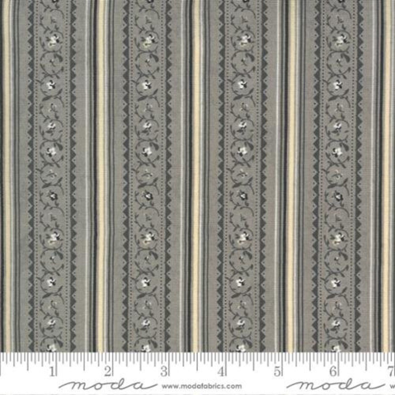 Fabric Moda Boudoir London Fog Stripe by the Quarter Yard 30654-13